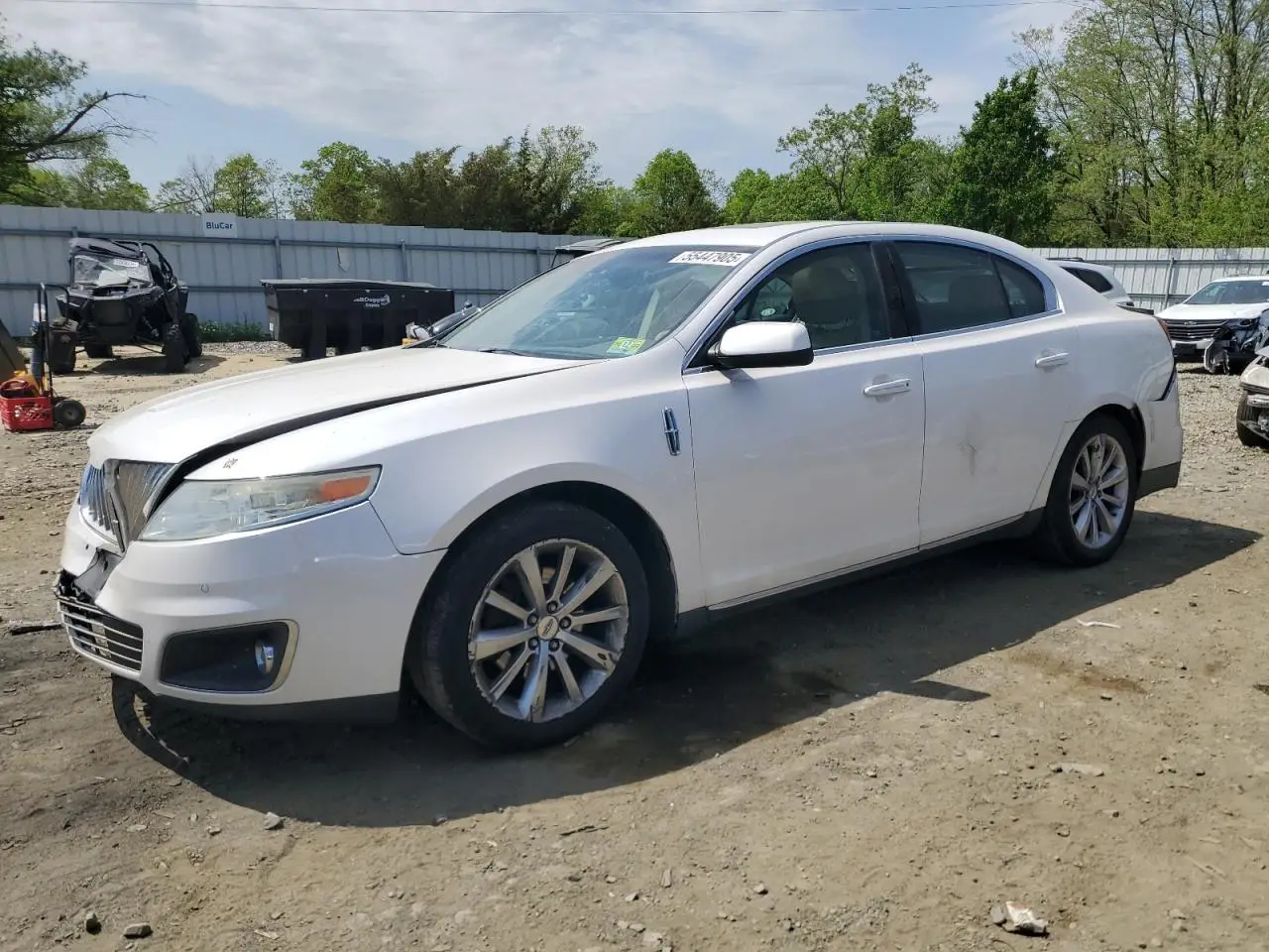 LINCOLN MKS 2010 WHITE Photo 1