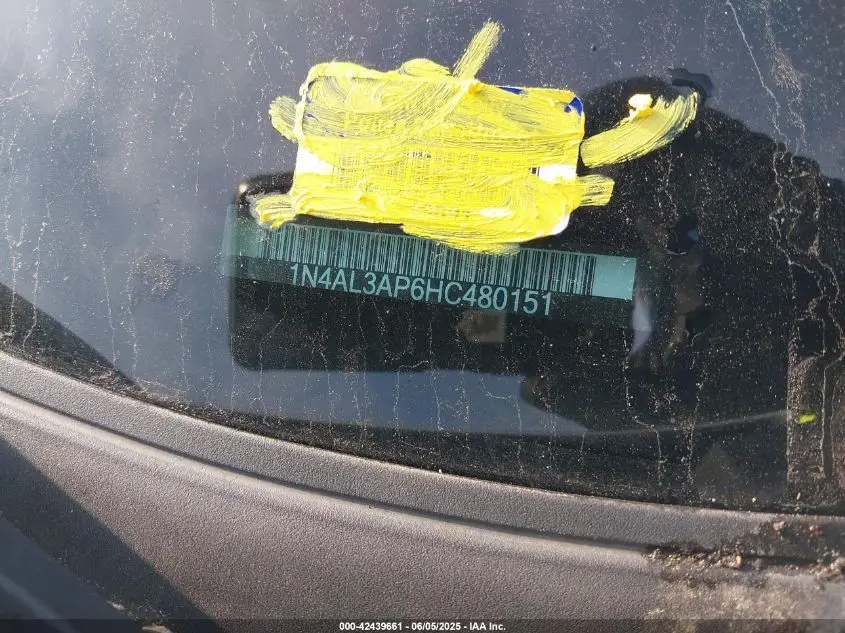 NISSAN ALTIMA 2017 SILVER Photo 8