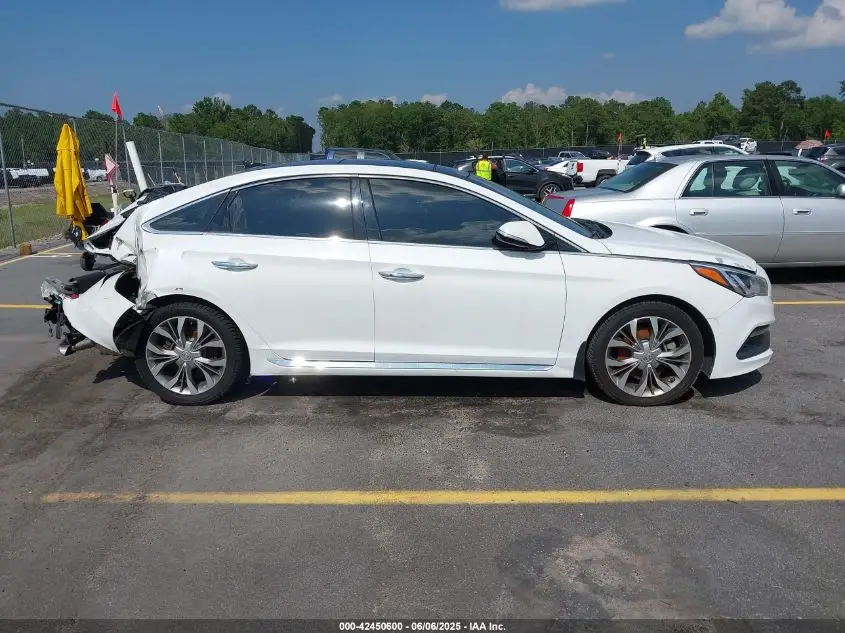 HYUNDAI SONATA 2017 WHITE Photo 4