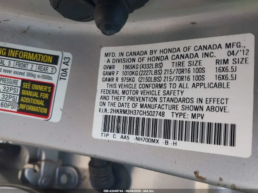 HONDA CR-V 2012  Photo 15