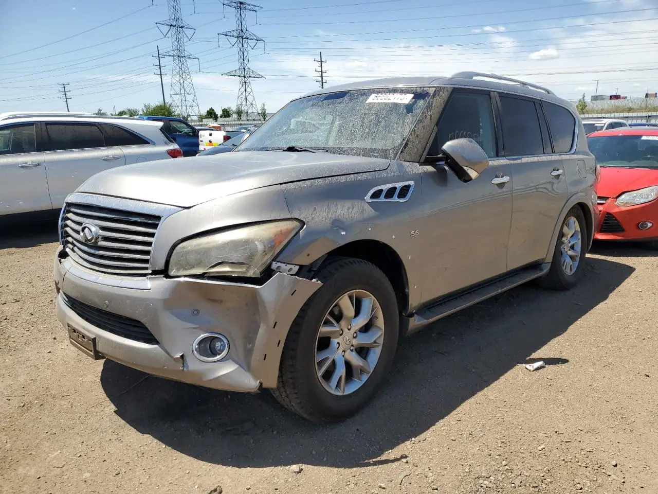INFINITI QX80 2014. Lot# 56662175. VIN JN8AZ2NE7E9062562. Photo 1