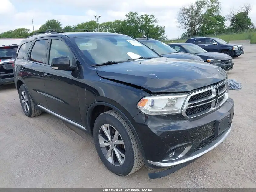 DODGE DURANGO 2016. Lot# 42481002. VIN 1C4RDJDG1GC484410. Photo 1
