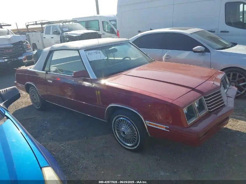 DODGE 600 1984. Lot# 42577825. VIN 1B3BV55GXEG317815. Photo 1