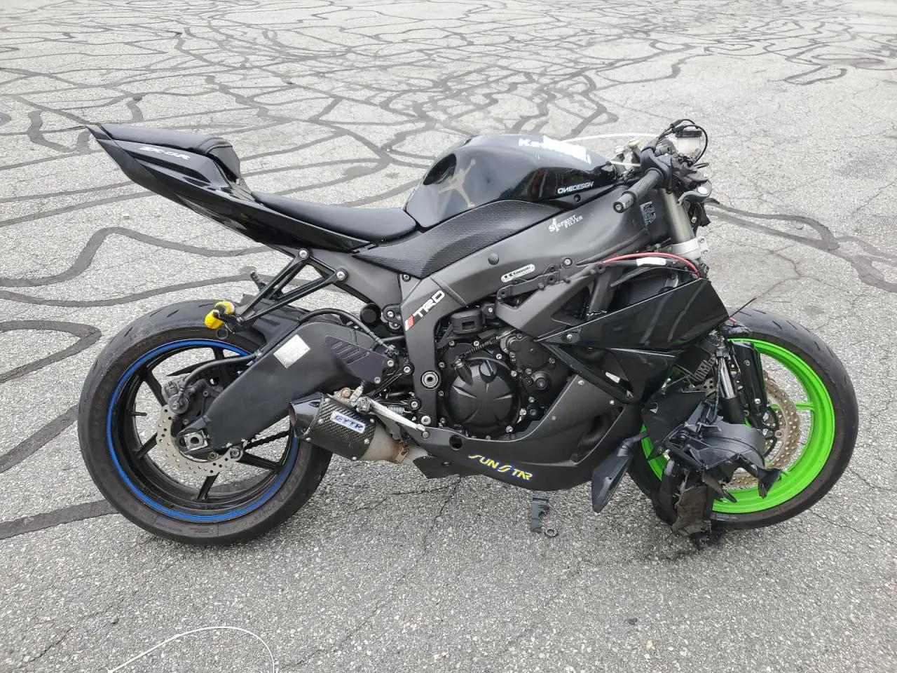 Free KAWASAKI NINJA 600 history by VIN on auctions Copart