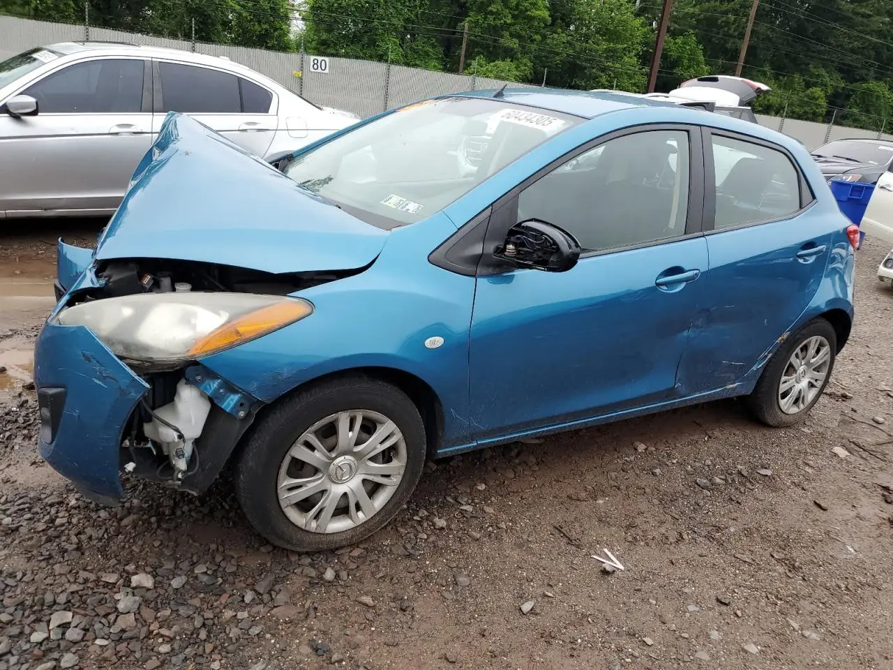 MAZDA 2 2011. Lot# 60434305. VIN JM1DE1HZ0B0129368. Photo 1