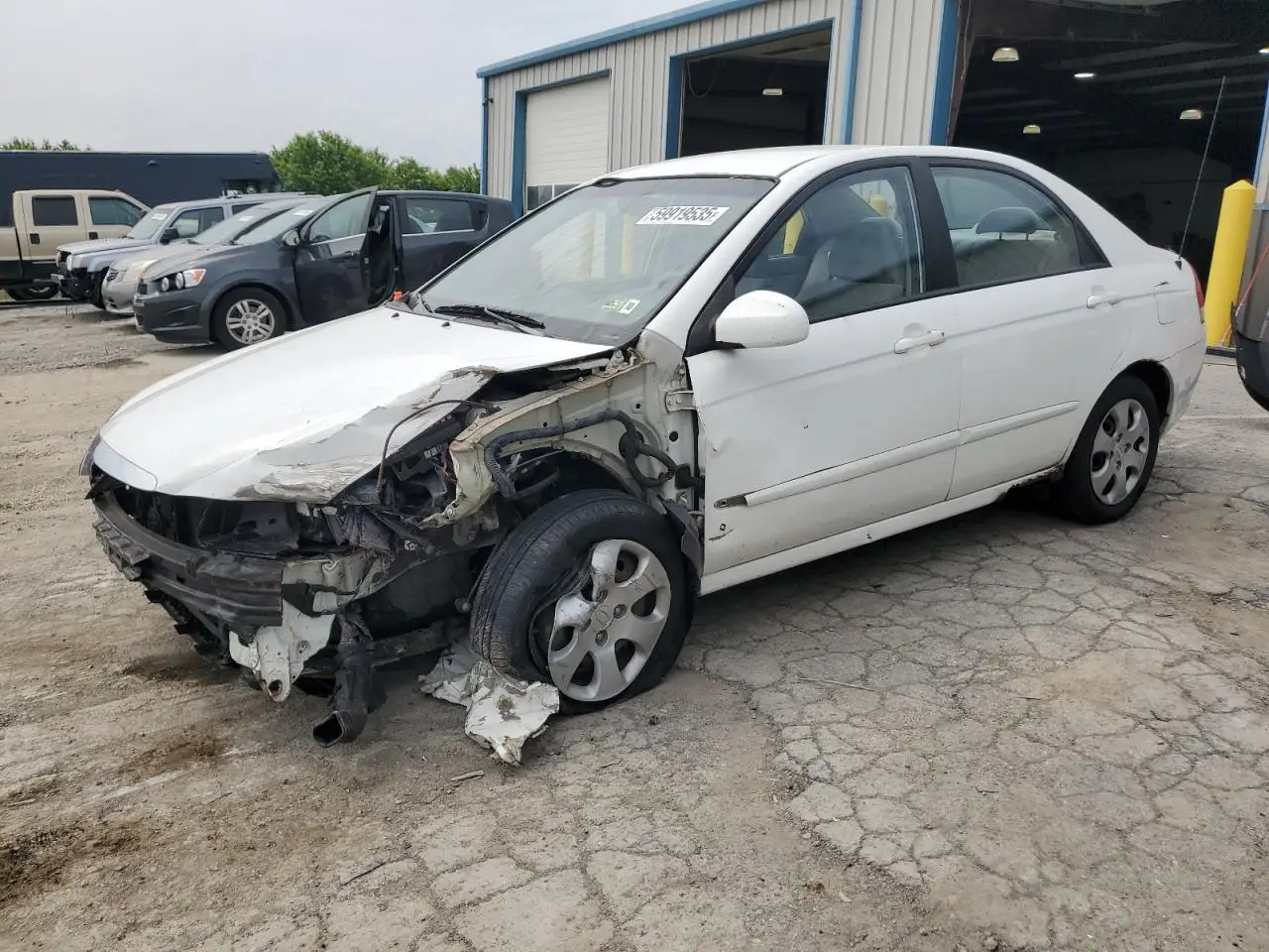 KIA SPECTRA 2008. Lot# 59919535. VIN KNAFE121485558226. Photo 1