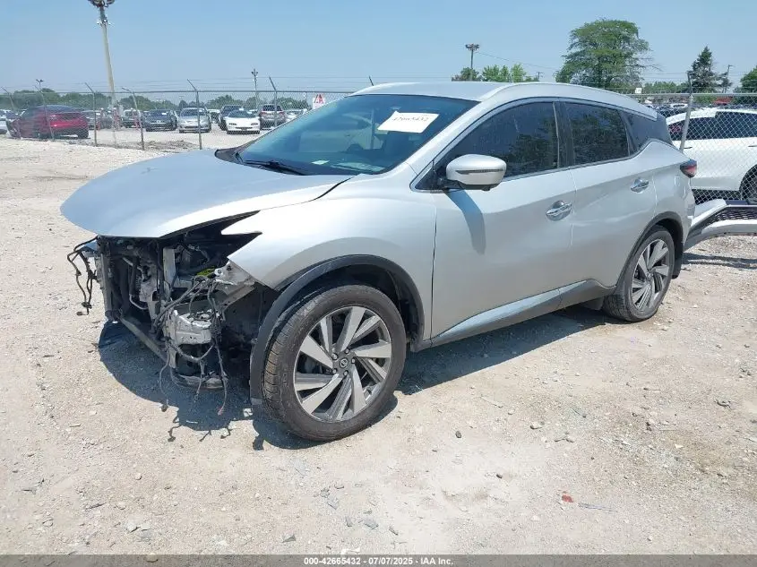 NISSAN MURANO 2019 GRAY Photo 12