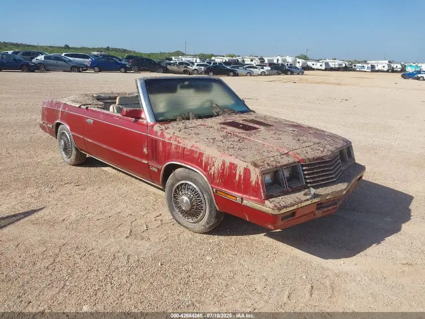 DODGE 600 1985. Lot# 42684265. VIN 1B3BV55E4FG142705. Photo 1