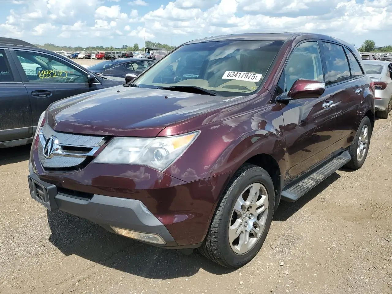 ACURA MDX 2008. Lot# 63417975. VIN 2HNYD28408H547166. Photo 1