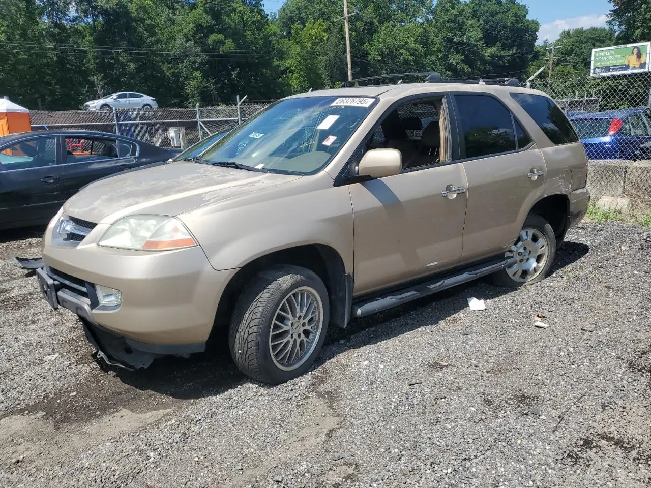 ACURA MDX 2001. Lot# 66328795. VIN 2HNYD18221H520050. Photo 1