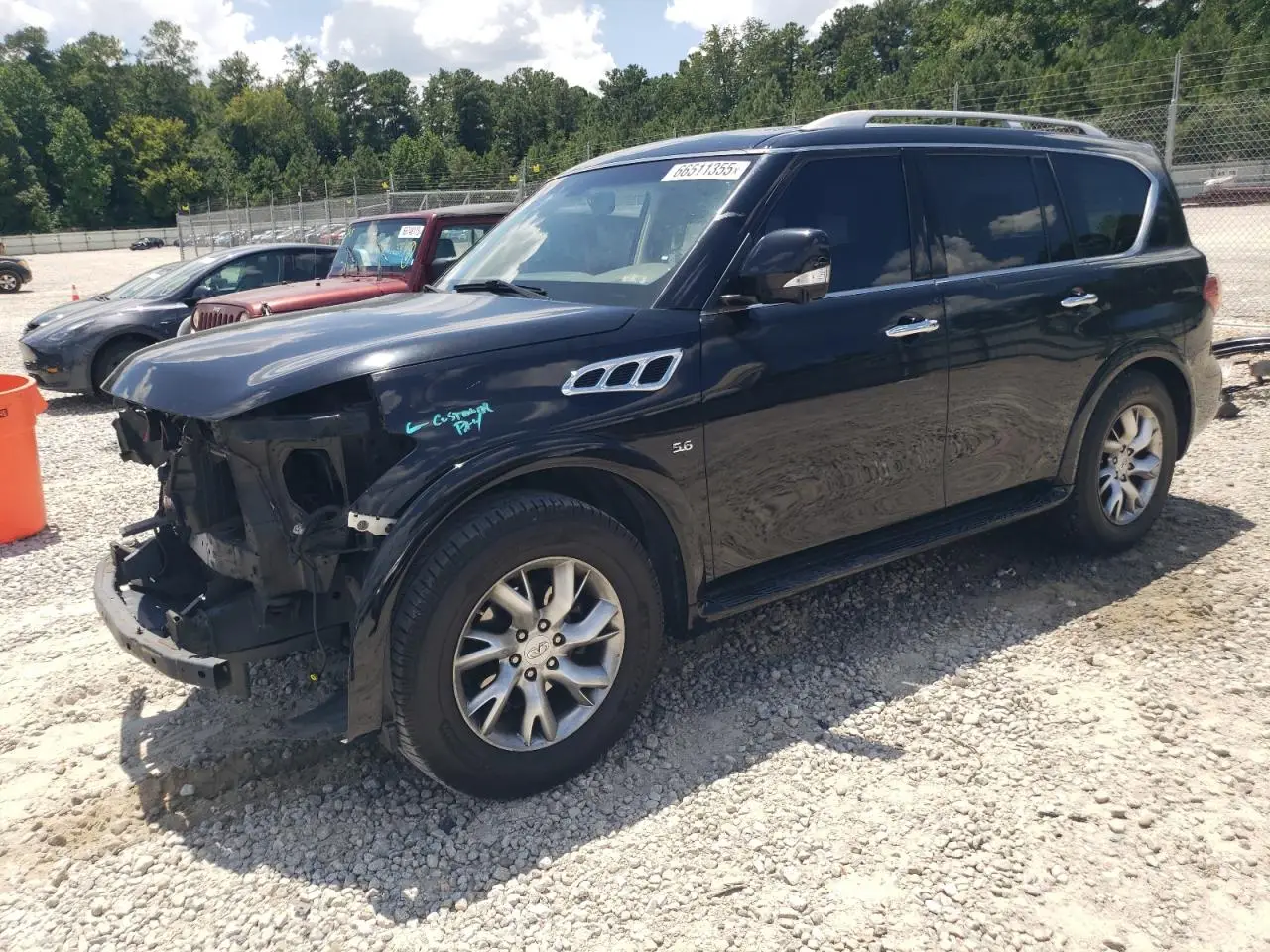 INFINITI QX80 2014. Lot# 66511355. VIN JN8AZ2NF1E9553136. Photo 1