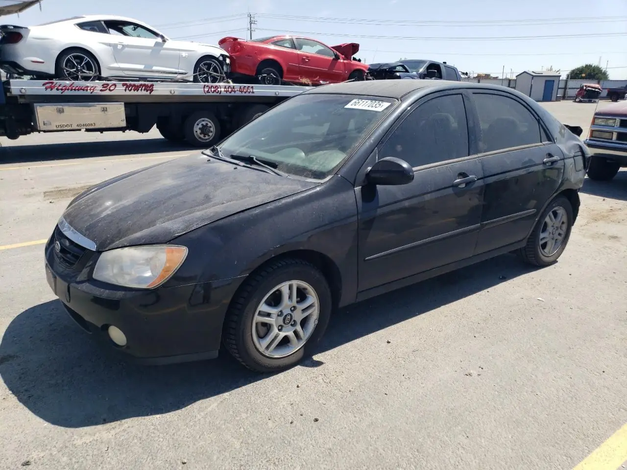 KIA SPECTRA 2004. Lot# 66117035. VIN KNAFE121745014037. Photo 1