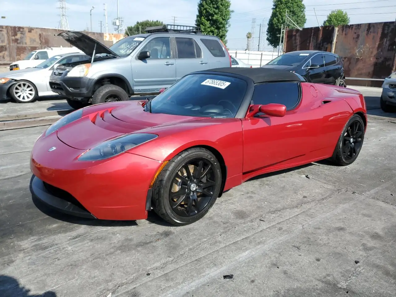 TESLA ROADSTER 2008. Lot# 67865305. VIN 5YJRE11B081000394. Photo 1