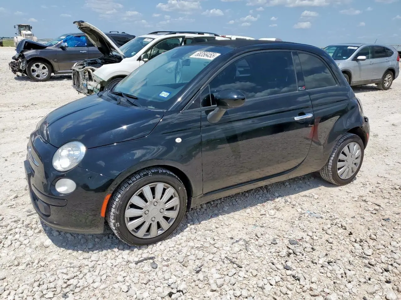FIAT 500 2015. Lot# 68356455. VIN 3C3CFFDR1FT625238. Photo 1