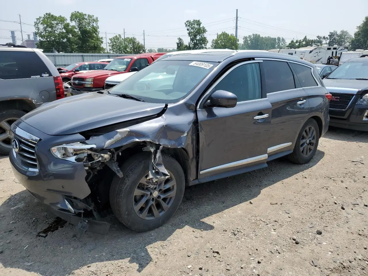 INFINITI JX35 2013. Lot# 64009105. VIN 5N1AL0MM3DC321670. Photo 1
