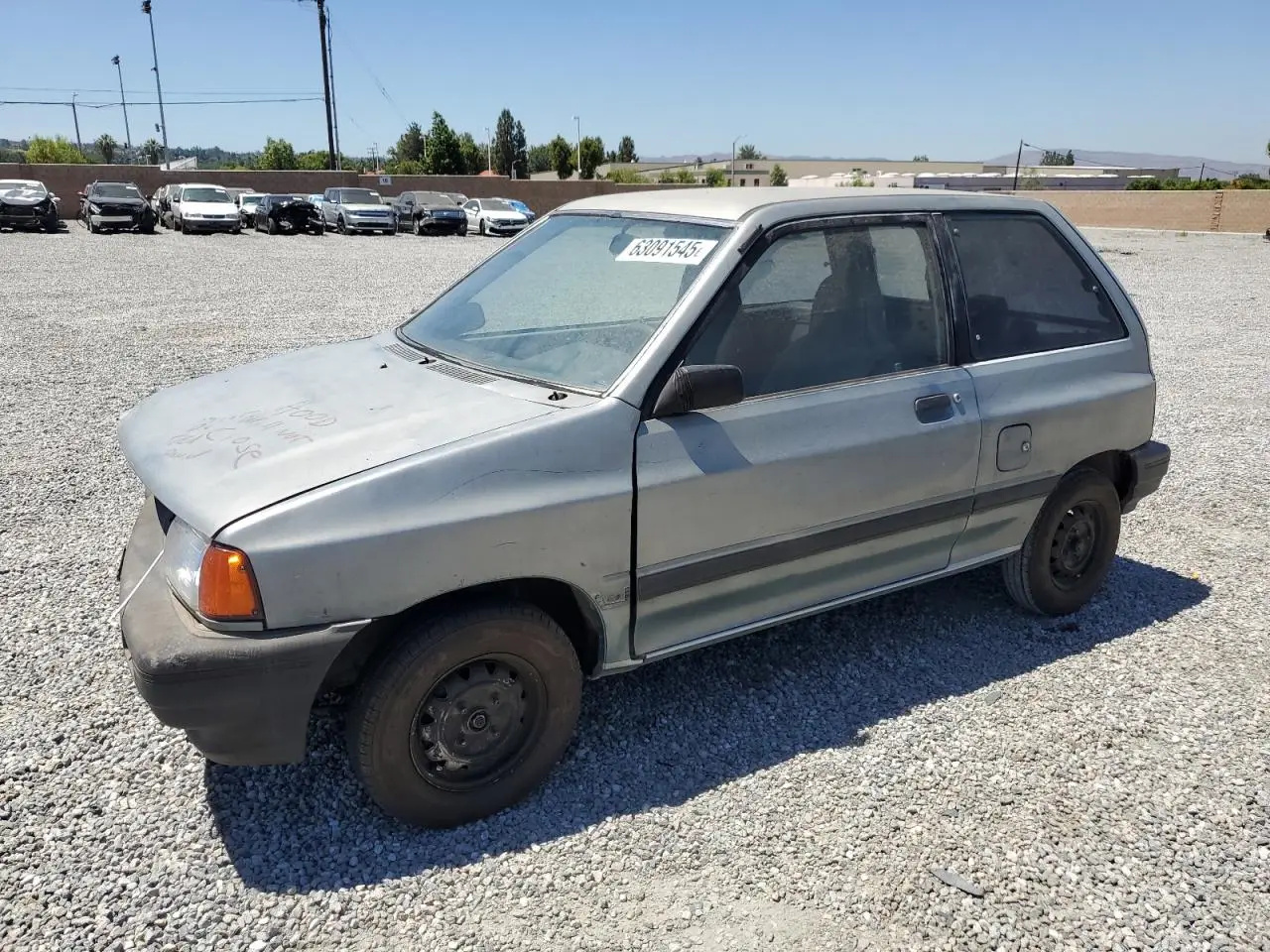 FORD FESTIVA 1989. Lot# 63091545. VIN KNJBT06H9K6176085. Photo 1