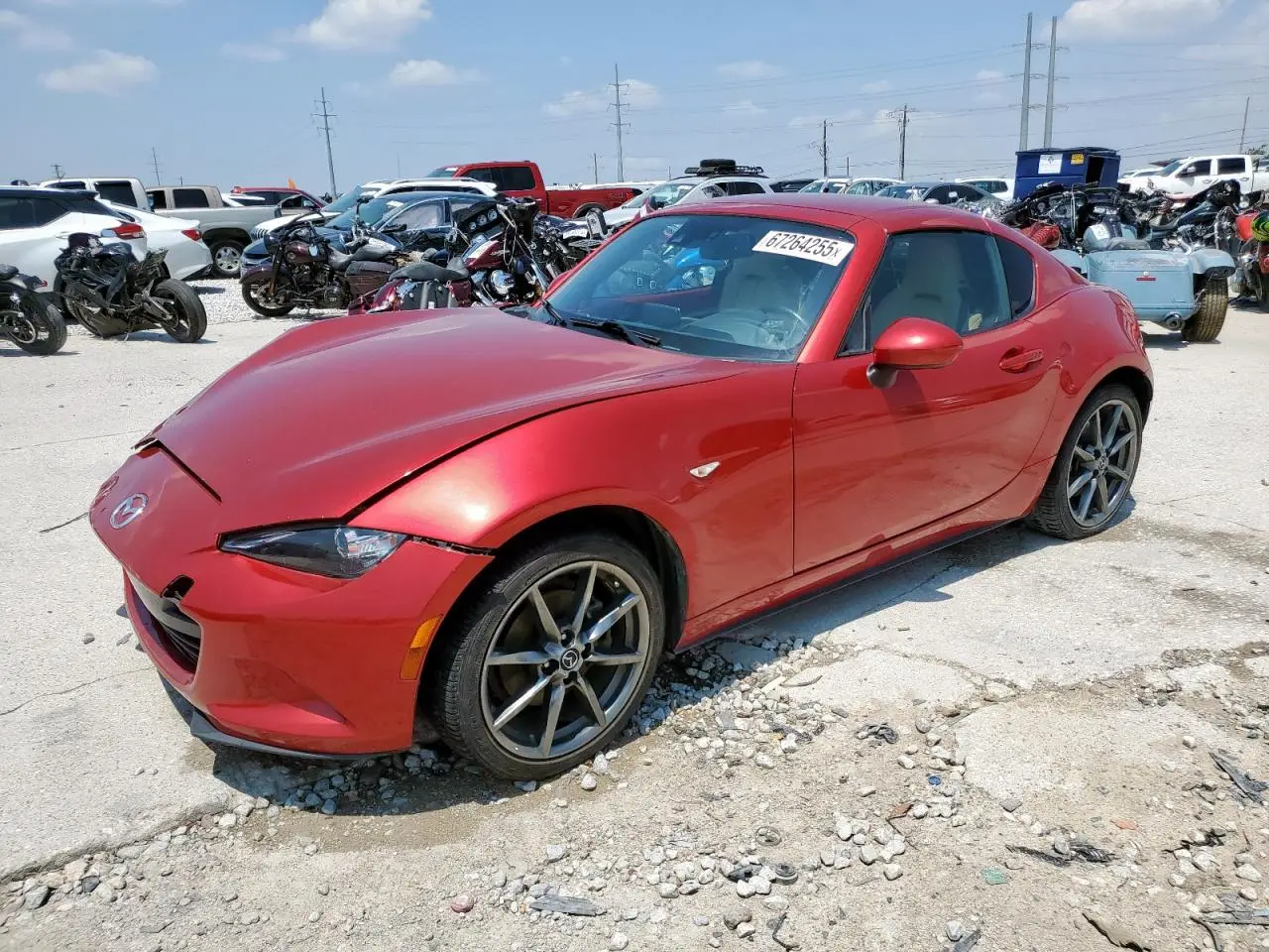MAZDA MX5 2017. Lot# 67264255. VIN JM1NDAM73H0101925. Photo 1