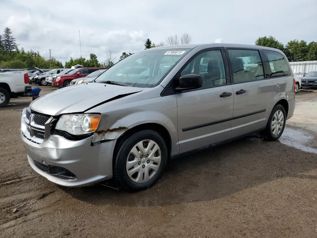 DODGE CARAVAN 2016. Lot# 67986615. VIN 2C4RDGBG4GR387134. Photo 1
