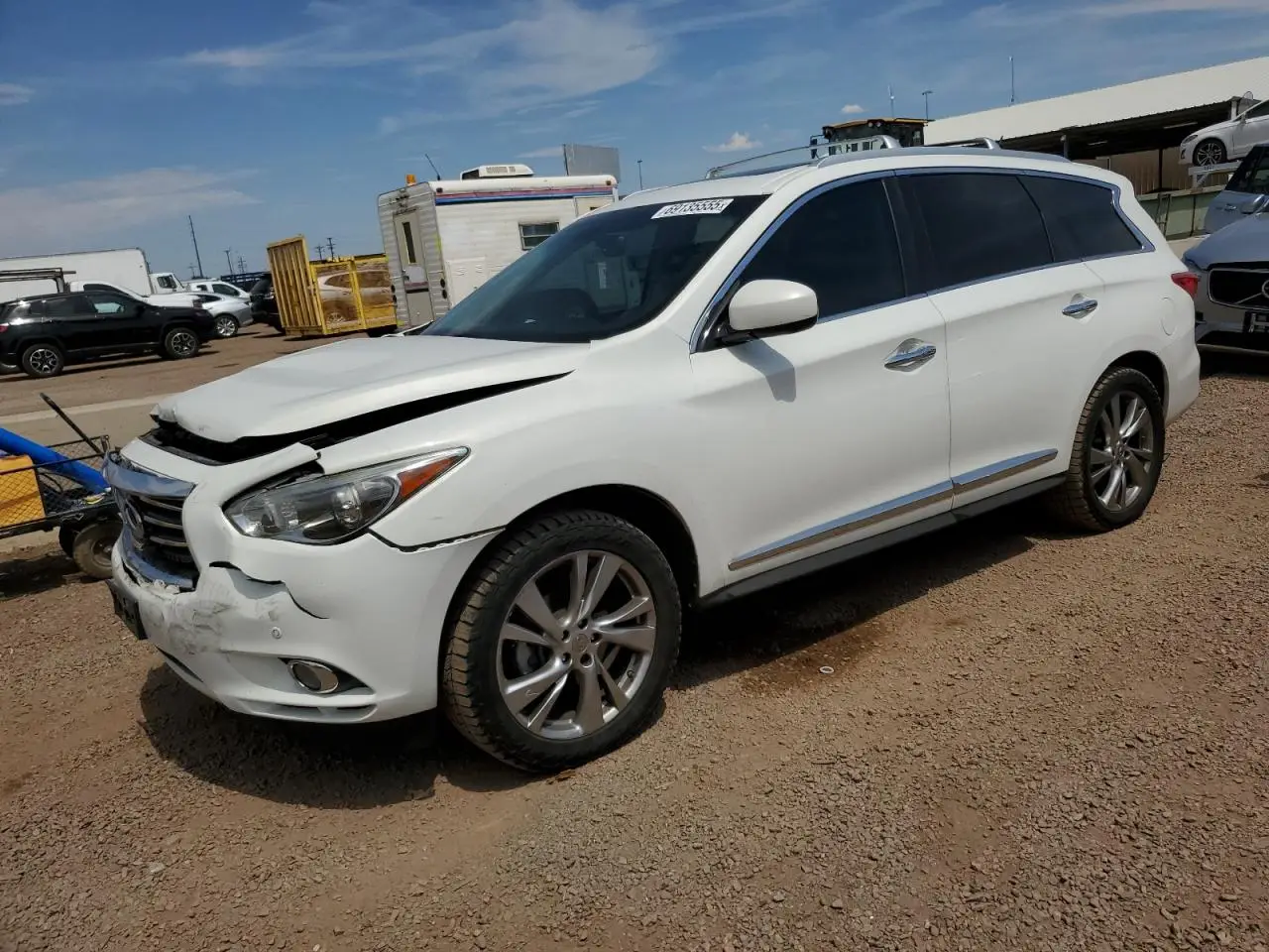 INFINITI JX35 2013. Lot# 69135555. VIN 5N1AL0MM8DC330803. Photo 1