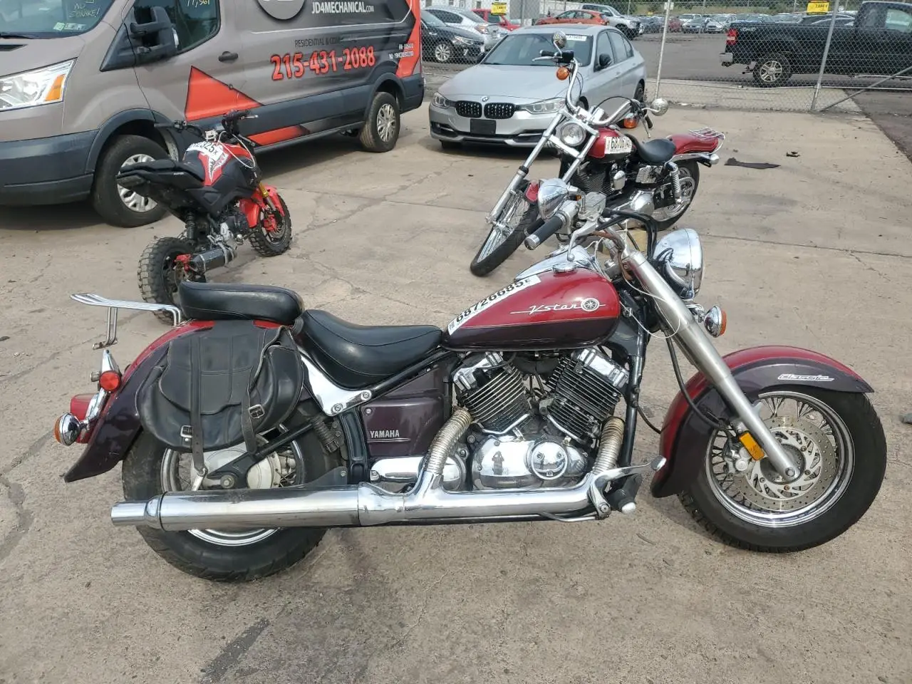 YAMAHA XVS650 2000. Lot# 68726685. VIN JYAVM01EXYA017717. Photo 1