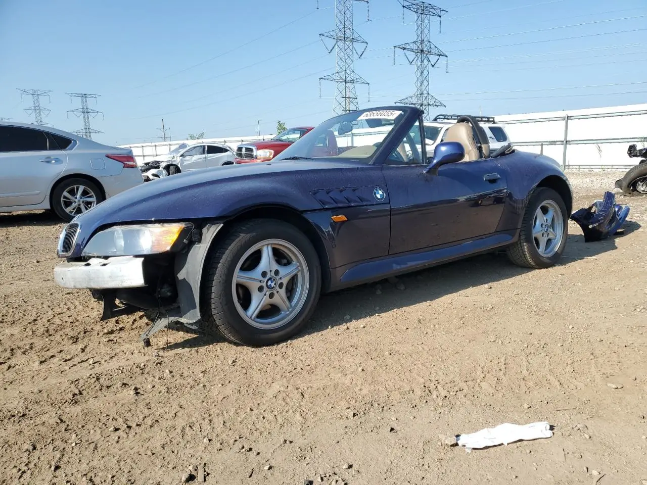 BMW Z3 1999. Lot# 68656055. VIN 4USCH9333XLG01957. Photo 1