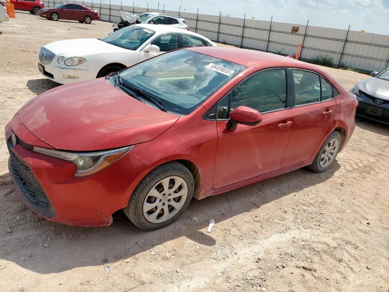 TOYOTA COROLLA 2020. Lot# 66409655. VIN JTDEPRAE6LJ043370. Photo 1