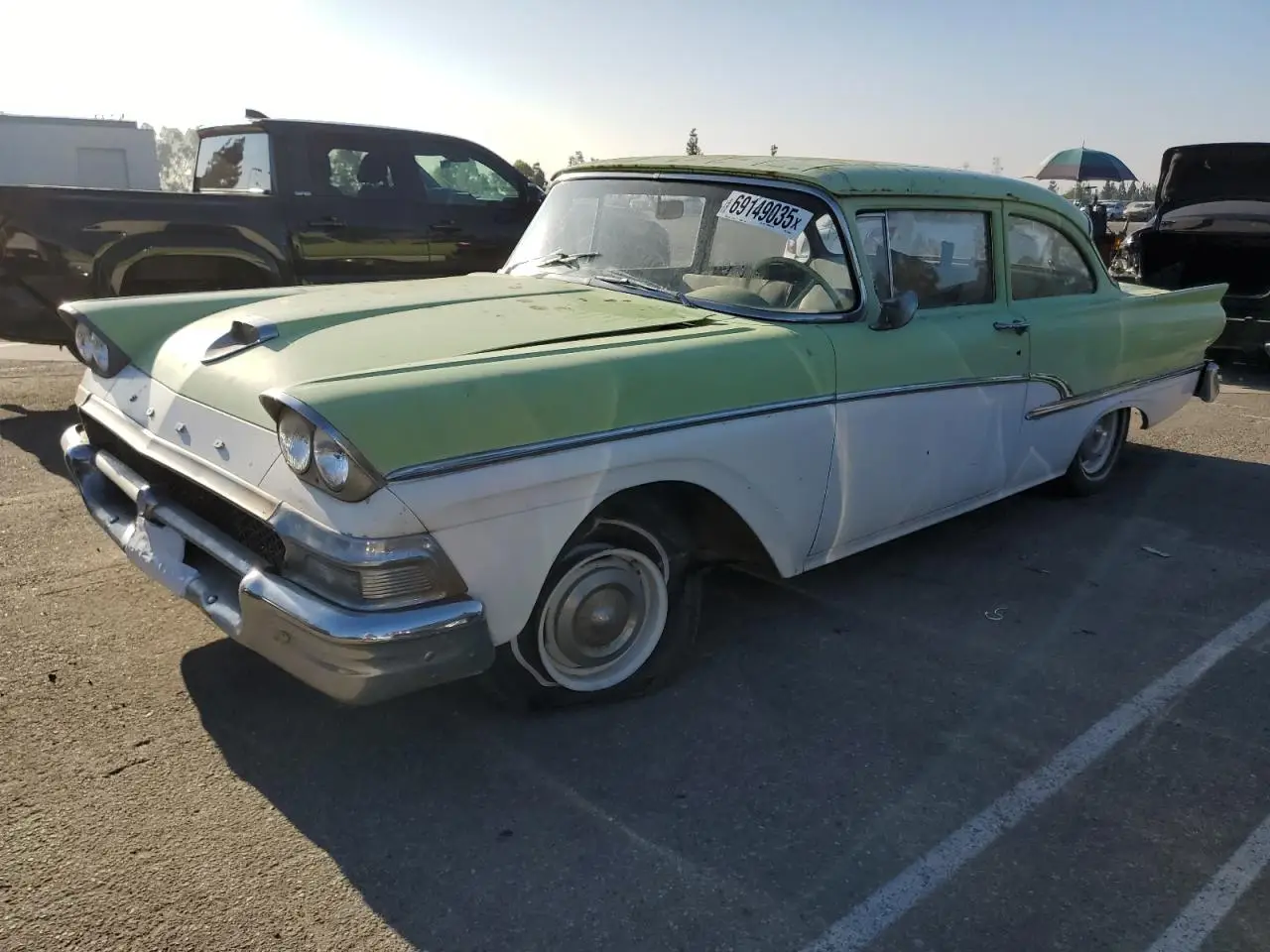 FORD FAIRLANE 1958. Lot# 69149035. VIN A8LG149253. Photo 1