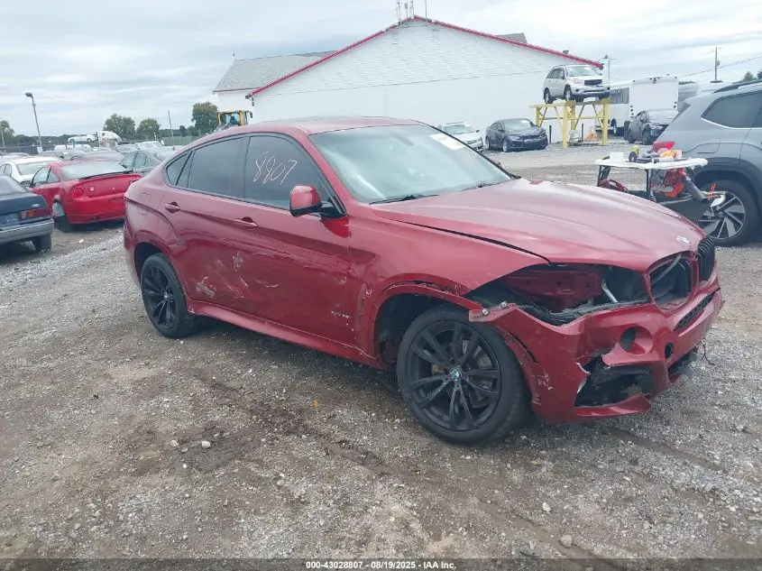 BMW X6 2017. Lot# 43028807. VIN 5UXKU2C30H0X47543. Photo 1