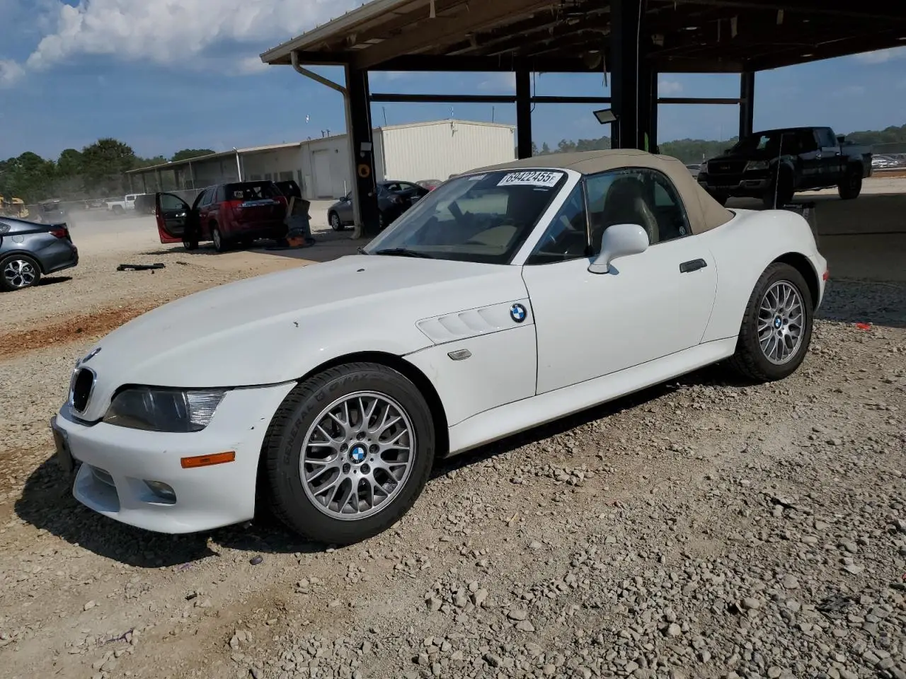 BMW Z3 2000. Lot# 69422455. VIN 4USCH3342YLF41838. Photo 1
