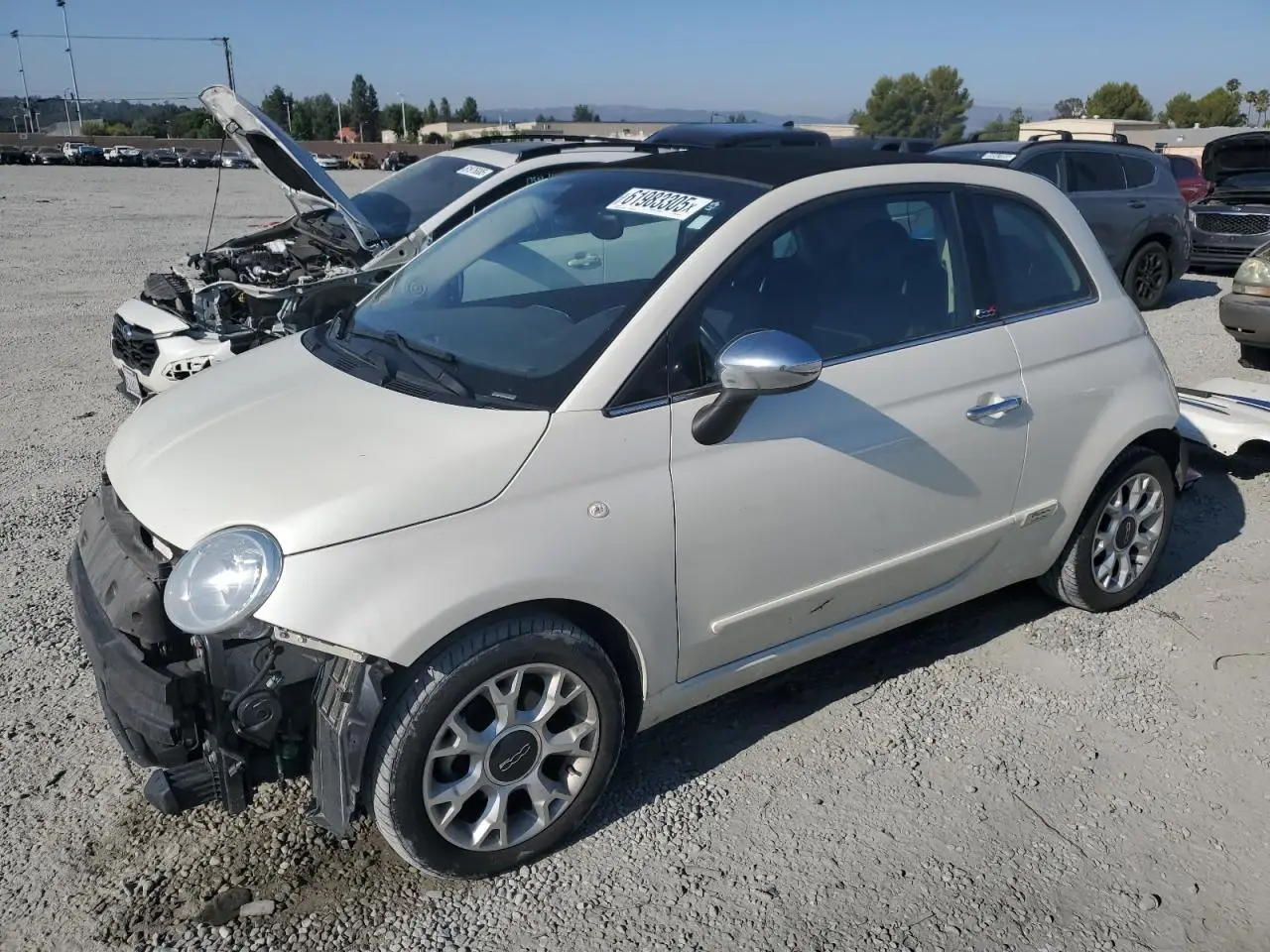 FIAT 500 2017. Lot# 61983305. VIN 3C3CFFER5HT563179. Photo 1