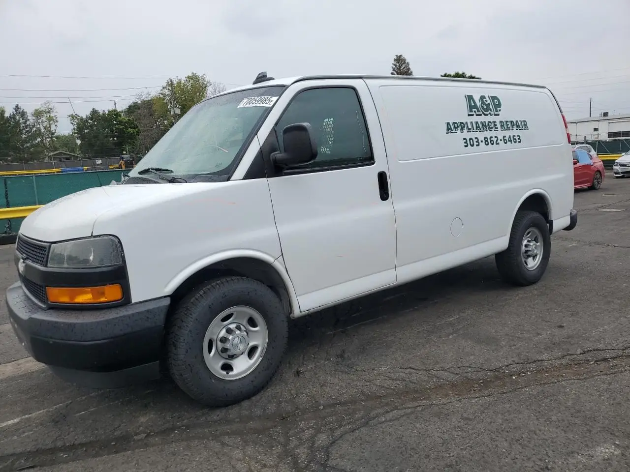 CHEVROLET EXPRESS 2016. Lot# 70059985. VIN 1GCWGAFP1J1196591. Photo 1