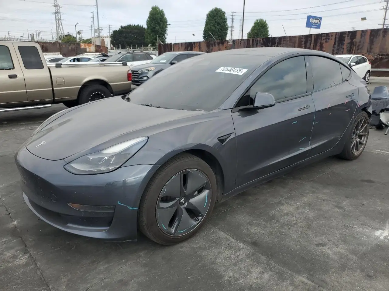 TESLA MODEL 3 2021. Lot# 70546435. VIN 5YJ3E1EA9MF982088. Photo 1
