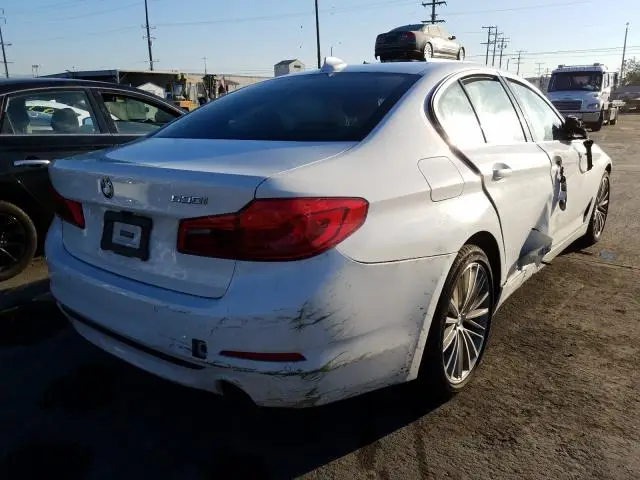 VIN: WBAJA5C5XKBX87758 | BMW 5 SERIES 2019 530 I WHITE 2.0L 4 free