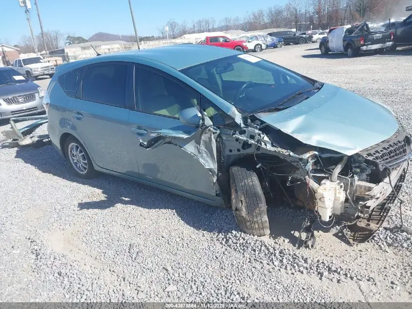 TOYOTA PRIUS V 2014. Lot# 43678864. VIN JTDZN3EU5EJ008473. Photo 1