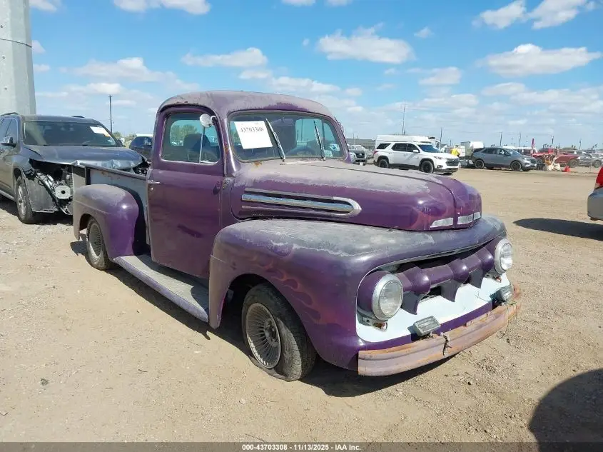FORD CUS 1951. Lot# 43703308. VIN F1H1NR10732. Photo 1