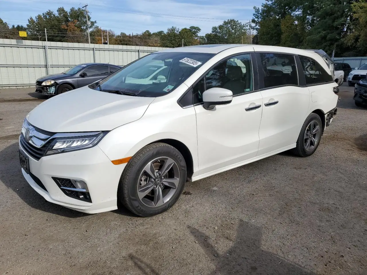 HONDA ODYSSEY 2019. Lot# 91622305. VIN 5FNRL6H85KB006862. Photo 1