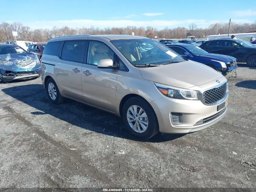 KIA SEDONA 2016. Lot# 43685469. VIN KNDMB5C16G6199947. Photo 1