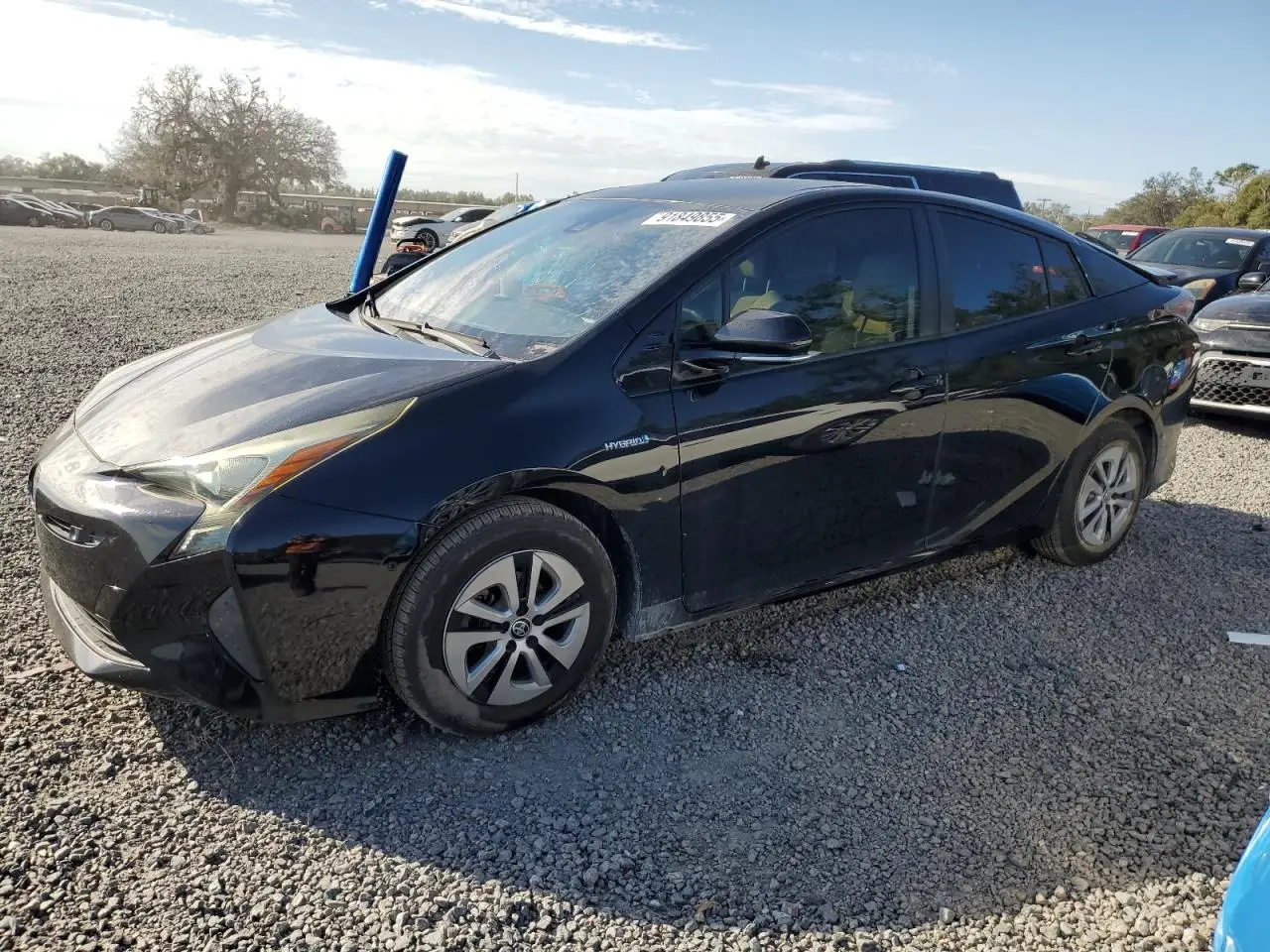 TOYOTA PRIUS 2018. Lot# 91849855. VIN JTDKARFU5J3549276. Photo 1