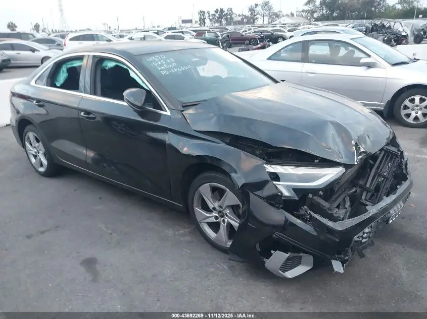 AUDI A3 2023. Lot# 43692269. VIN WAUAUDGY1PA062942. Photo 1