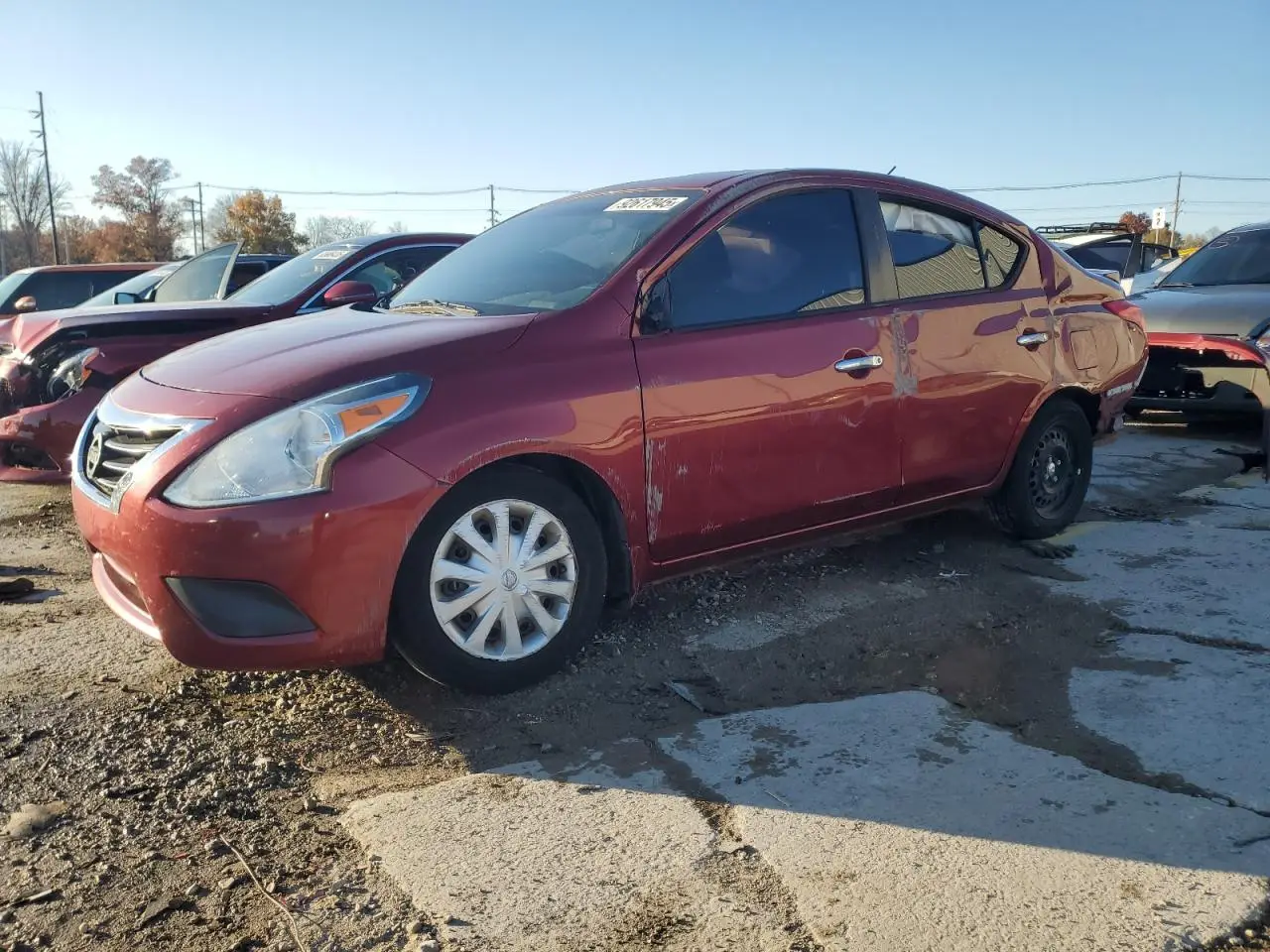 NISSAN VERSA 2019. Lot# 92617945. VIN 3N1CN7AP2KL826408. Photo 1