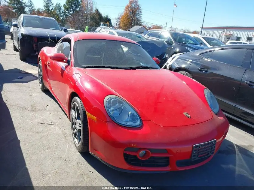 PORSCHE CAYMAN 2007. Lot# 43674695. VIN WP0AA29807U762852. Photo 1