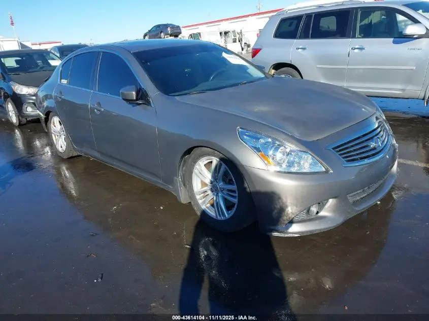 INFI G37 SEDAN X AWD 2010. Lot# 43614104. VIN JN1CV6AR4AM457292. Photo 1