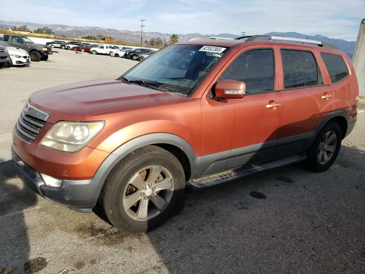 KIA BORREGO 2009. Lot# 92352365. VIN KNDJJ741495022998. Photo 1