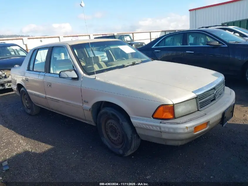 DODGE SPIRIT 1992. Lot# 43633534. VIN 1B3XA4638NF245719. Photo 1