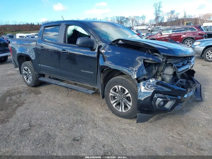 CHEVROLET COLORADO 2021. Lot# 43628498. VIN 1GCPTDE14M1255507. Photo 1