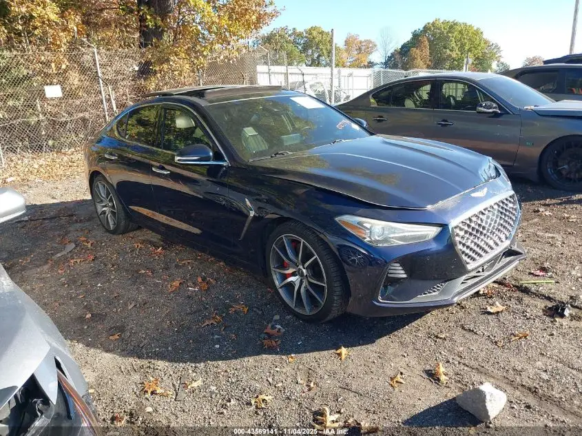 GENESIS G70 2019. Lot# 43569141. VIN KMTG34LE7KU027794. Photo 1