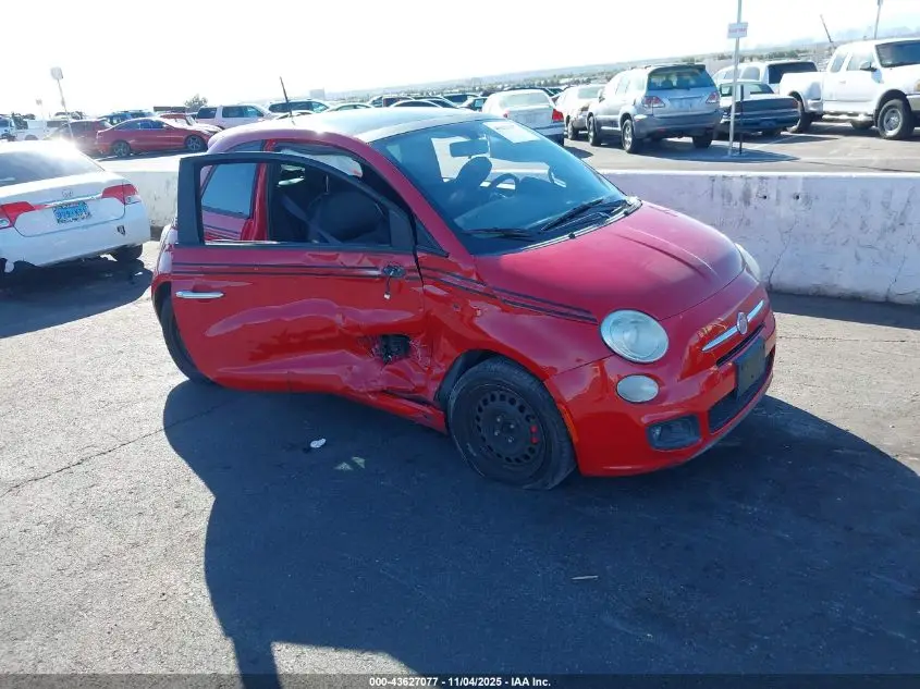 FIAT 500 2012. Lot# 43627077. VIN 3C3CFFBR7CT352613. Photo 1