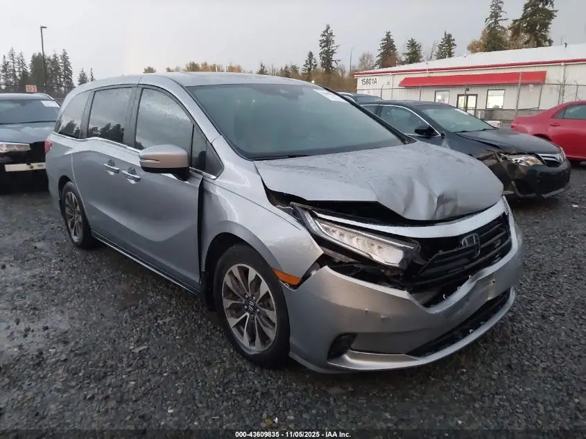 HONDA ODYSSEY 2022. Lot# 43609835. VIN 5FNRL6H71NB029549. Photo 1