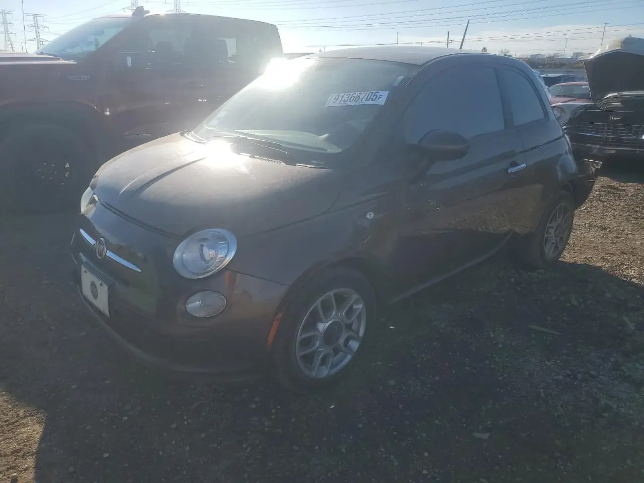 FIAT 500 2013. Lot# 91366705. VIN 3C3CFFAR5DT560363. Photo 1