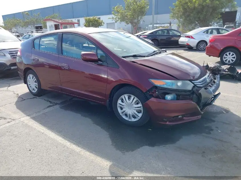 HONDA INSIGHT 2011. Lot# 43609819. VIN JHMZE2H59BS012349. Photo 1